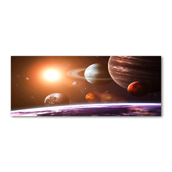Bild auf Acrylglas Sonnensystem