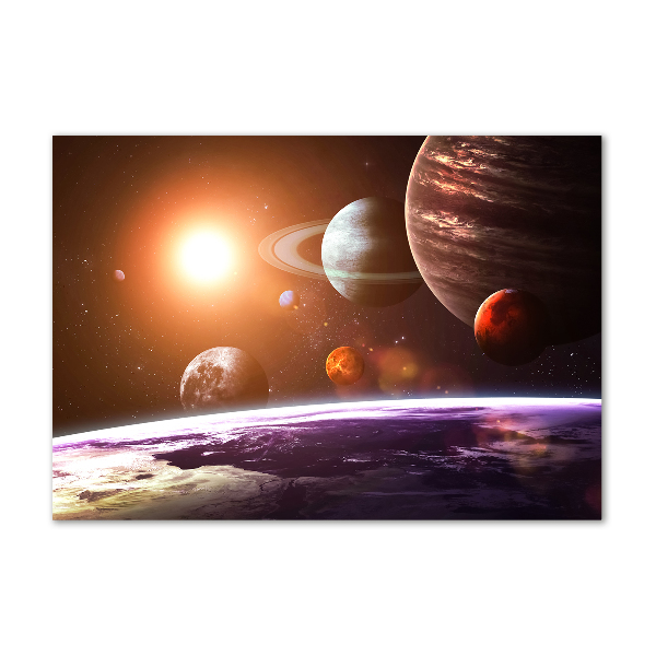 Bild auf Acrylglas Sonnensystem