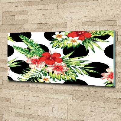 Acrylglas-Druck Hawaiianische Blumen