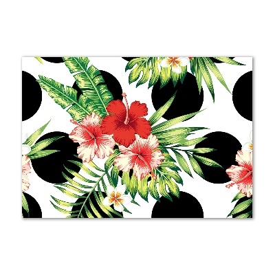 Acrylglas-Druck Hawaiianische Blumen