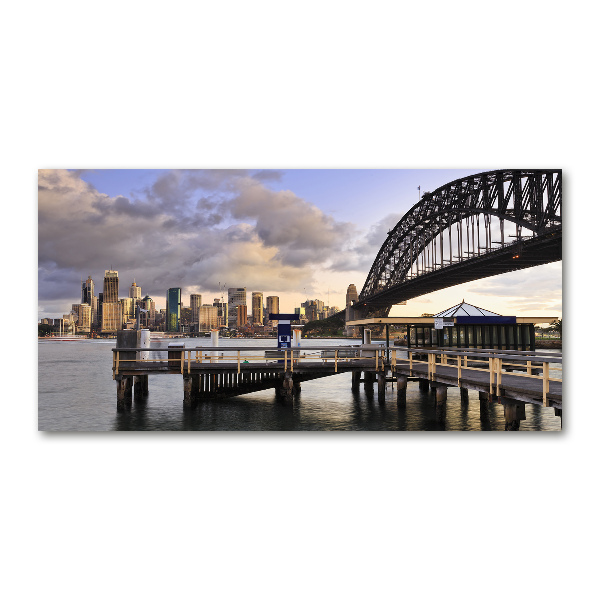 Acrylbild Fotodruck Sydney-Brücke