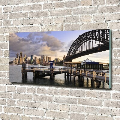 Acrylbild Fotodruck Sydney-Brücke