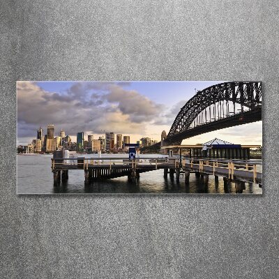 Acrylbild Fotodruck Sydney-Brücke