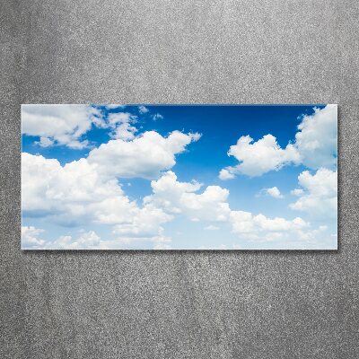 Acrylglas-Druck Wolken am Himmel