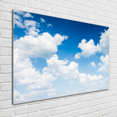Acrylglas-Druck Wolken am Himmel