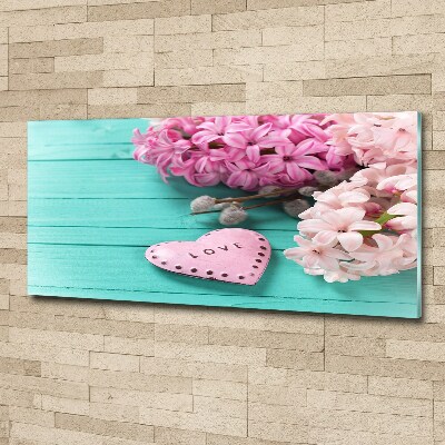 Acrylbild Fotodruck Ohne und Herz