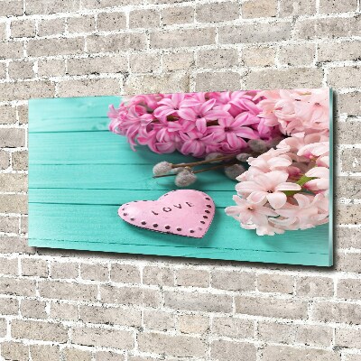 Acrylbild Fotodruck Ohne und Herz