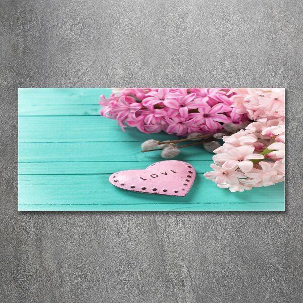 Acrylbild Fotodruck Ohne und Herz