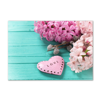 Acrylbild Fotodruck Ohne und Herz