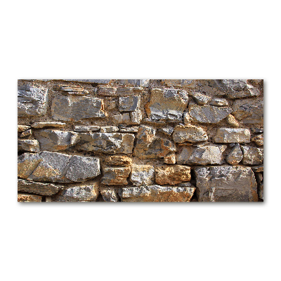 Acrylbild Fotodruck Steinmauer