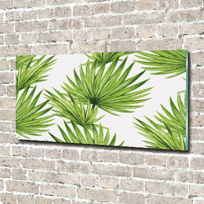 Bild auf Acrylglas Tropische Blätter