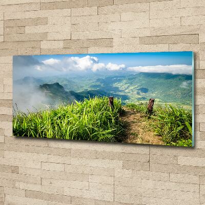 Bild auf Acrylglas Pfad zum Gipfel