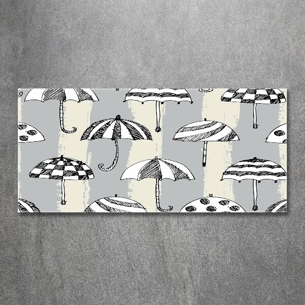Foto auf Acryl Regenschirme