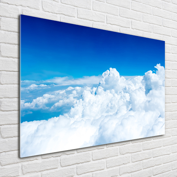 Acrylglas-Druck Wolken aus der Vogelperspektive
