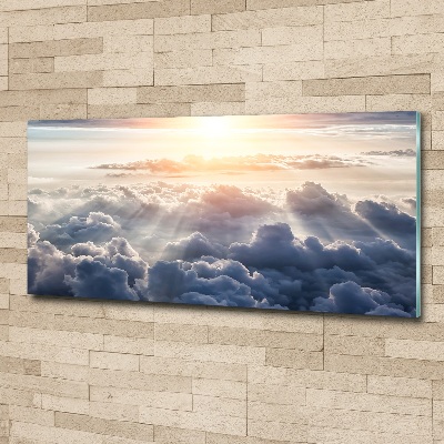 Acrylbild Fotodruck Wolken aus der Vogelperspektive