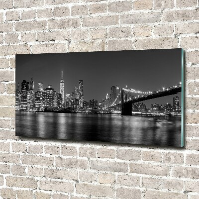 Foto auf Acryl Manhattan bei Nacht