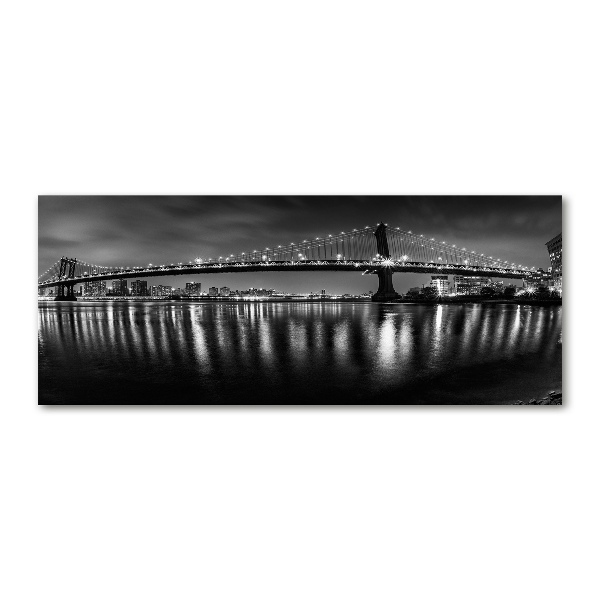 Bild auf Acrylglas Manhattan bei Nacht