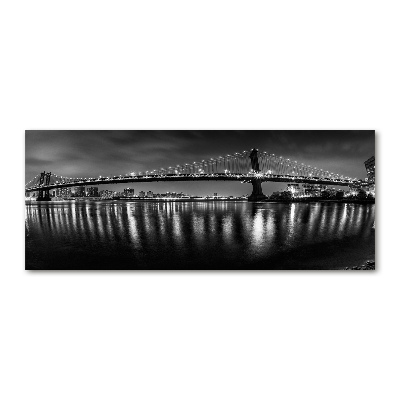 Bild auf Acrylglas Manhattan bei Nacht