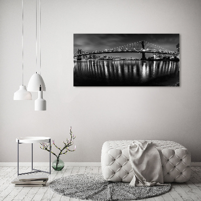 Bild auf Acrylglas Manhattan bei Nacht