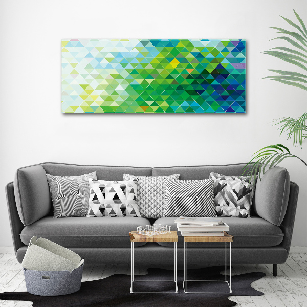 Bild auf Acrylglas Abstrakte Dreiecke