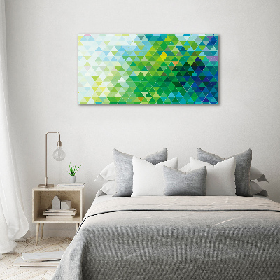 Bild auf Acrylglas Abstrakte Dreiecke