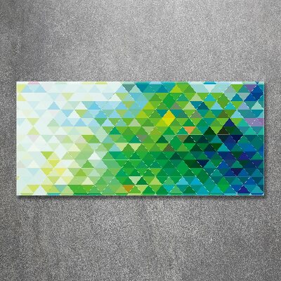 Bild auf Acrylglas Abstrakte Dreiecke