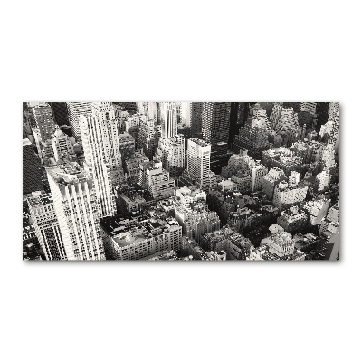 Acrylglas-Druck New York aus der Vogelperspektive