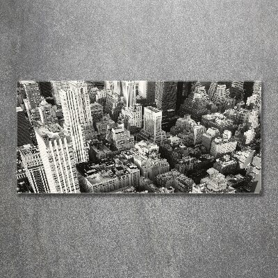 Acrylglas-Druck New York aus der Vogelperspektive