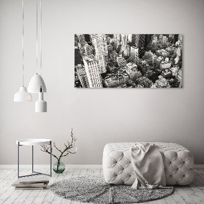 Acrylglas-Druck New York aus der Vogelperspektive