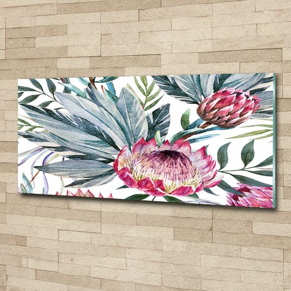 Acrylbild Fotodruck Protea