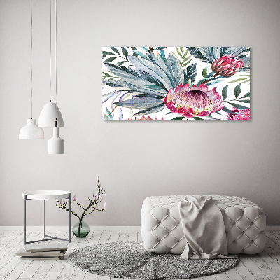Acrylbild Fotodruck Protea