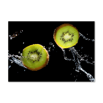 Foto auf Acryl Kiwi und Wasser
