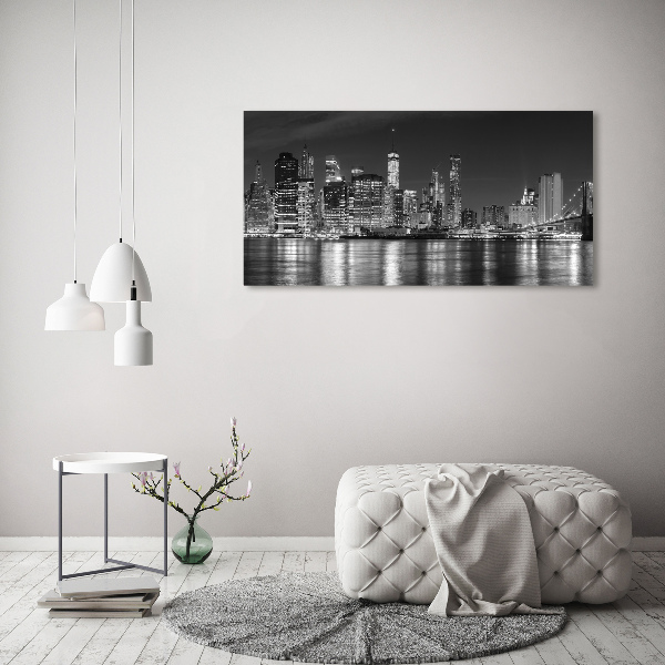 Foto auf Acryl Manhattan bei Nacht