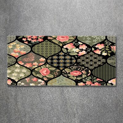 Foto auf Acryl Blumenmuster