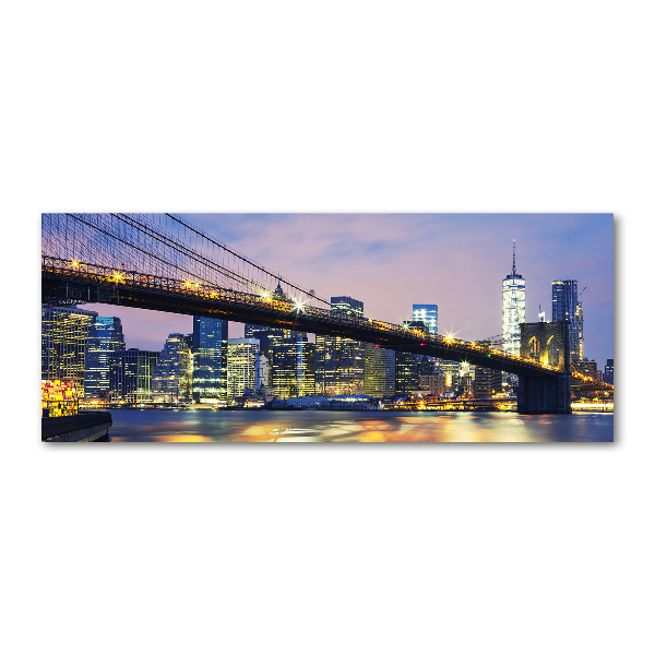 Acrylbild Fotodruck Brooklyn Bridge