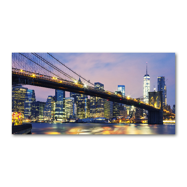 Acrylbild Fotodruck Brooklyn Bridge