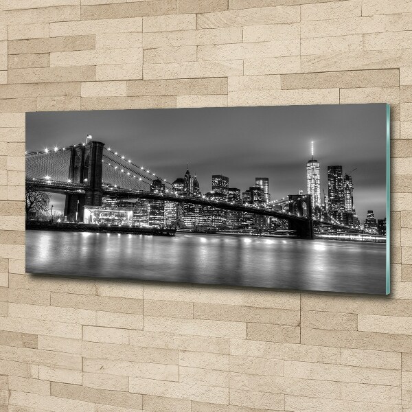 Acrylbild Fotodruck Brooklyn Bridge