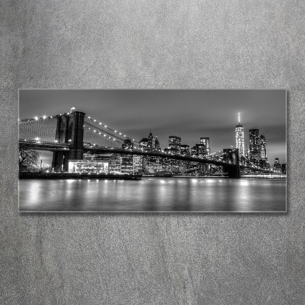Acrylbild Fotodruck Brooklyn Bridge