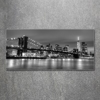 Acrylbild Fotodruck Brooklyn Bridge