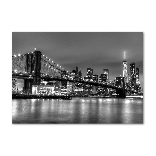 Acrylbild Fotodruck Brooklyn Bridge