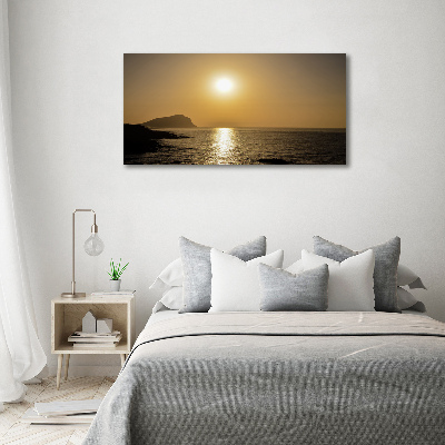 Acrylbild Fotodruck Sonnenuntergang am Meer