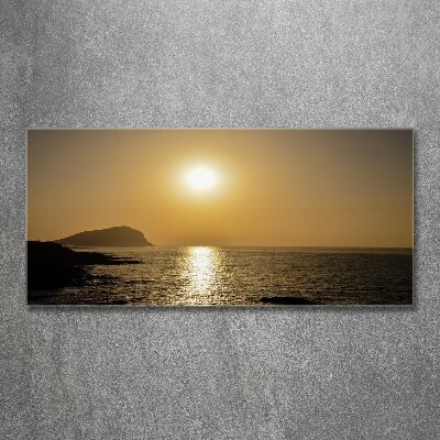 Acrylbild Fotodruck Sonnenuntergang am Meer