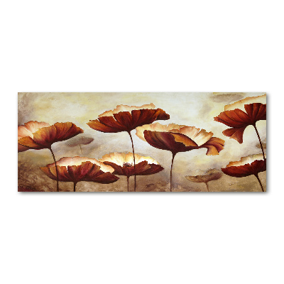 Bild auf Acrylglas Mohnblumen