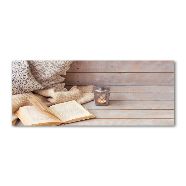 Bild auf Acrylglas Entspannung mit einem Buch