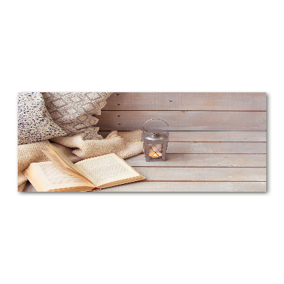 Bild auf Acrylglas Entspannung mit einem Buch