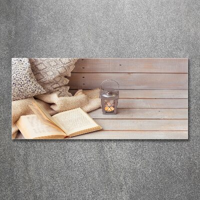 Bild auf Acrylglas Entspannung mit einem Buch