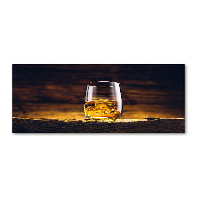Acrylbild Fotodruck Bourbon im Glas