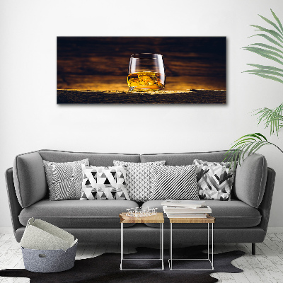 Acrylbild Fotodruck Bourbon im Glas