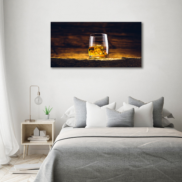 Acrylbild Fotodruck Bourbon im Glas