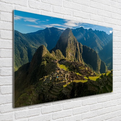 Acrylglas-Druck Ruinen von Machu Picchu